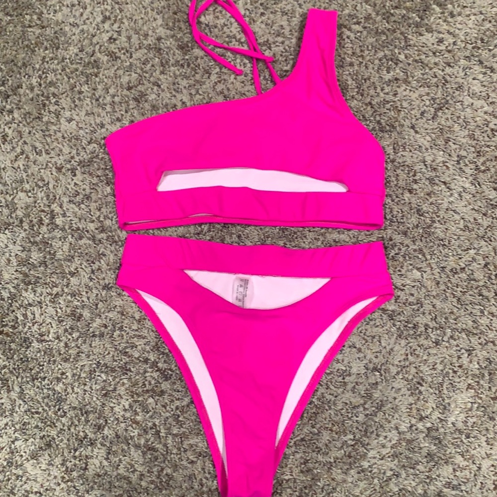 SHEIN Hot Pink Bikini